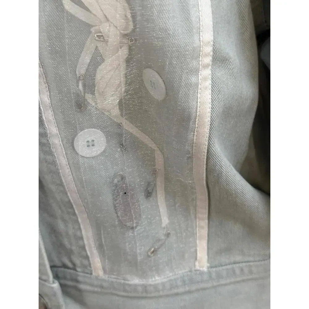 🆕LISTING🆕 Dorothy Schoelen lightweight Juniors denim jacket - Picture 3 of 9